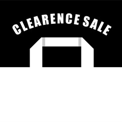 Clearence Sale Discount Promo Advertisement Vector