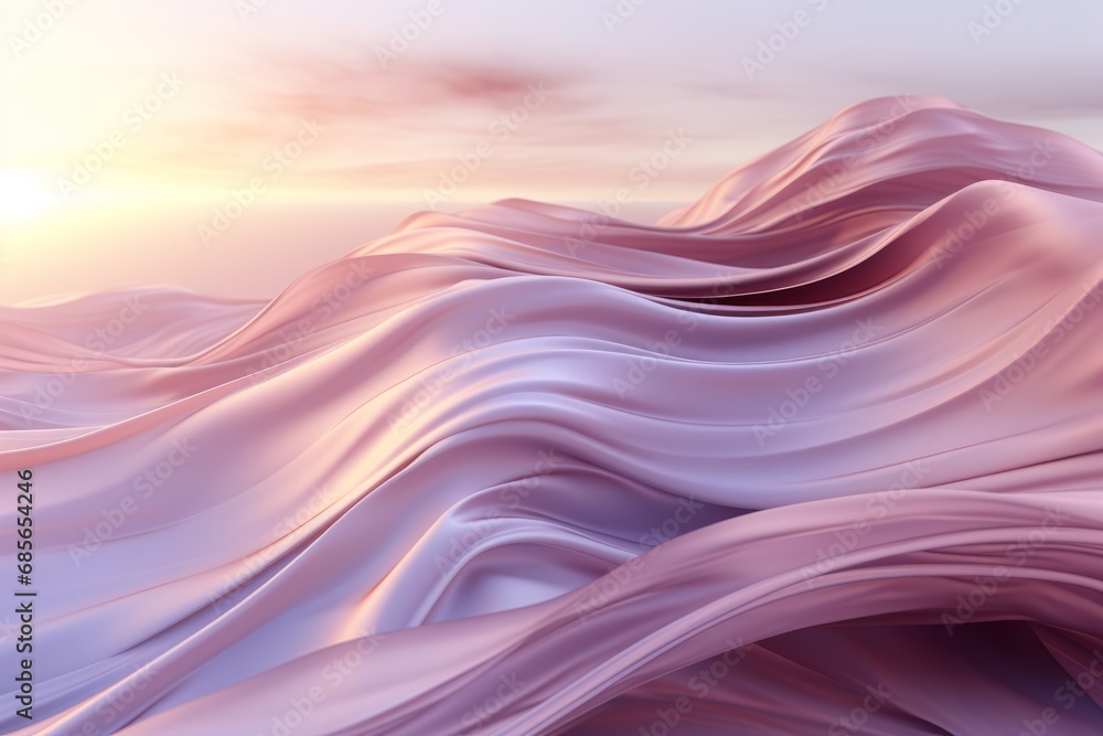 Poster abstract winter pastel lines background with soft gradient and delicate color palette