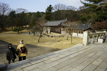 아산 외암민속마을 전통 풍경입니다