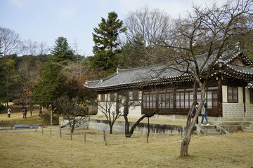 아산 외암민속마을 전통 풍경입니다