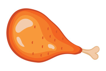 chicken leg illustration