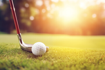 Sunlit Golf Course: A Perfect Day for a Swing