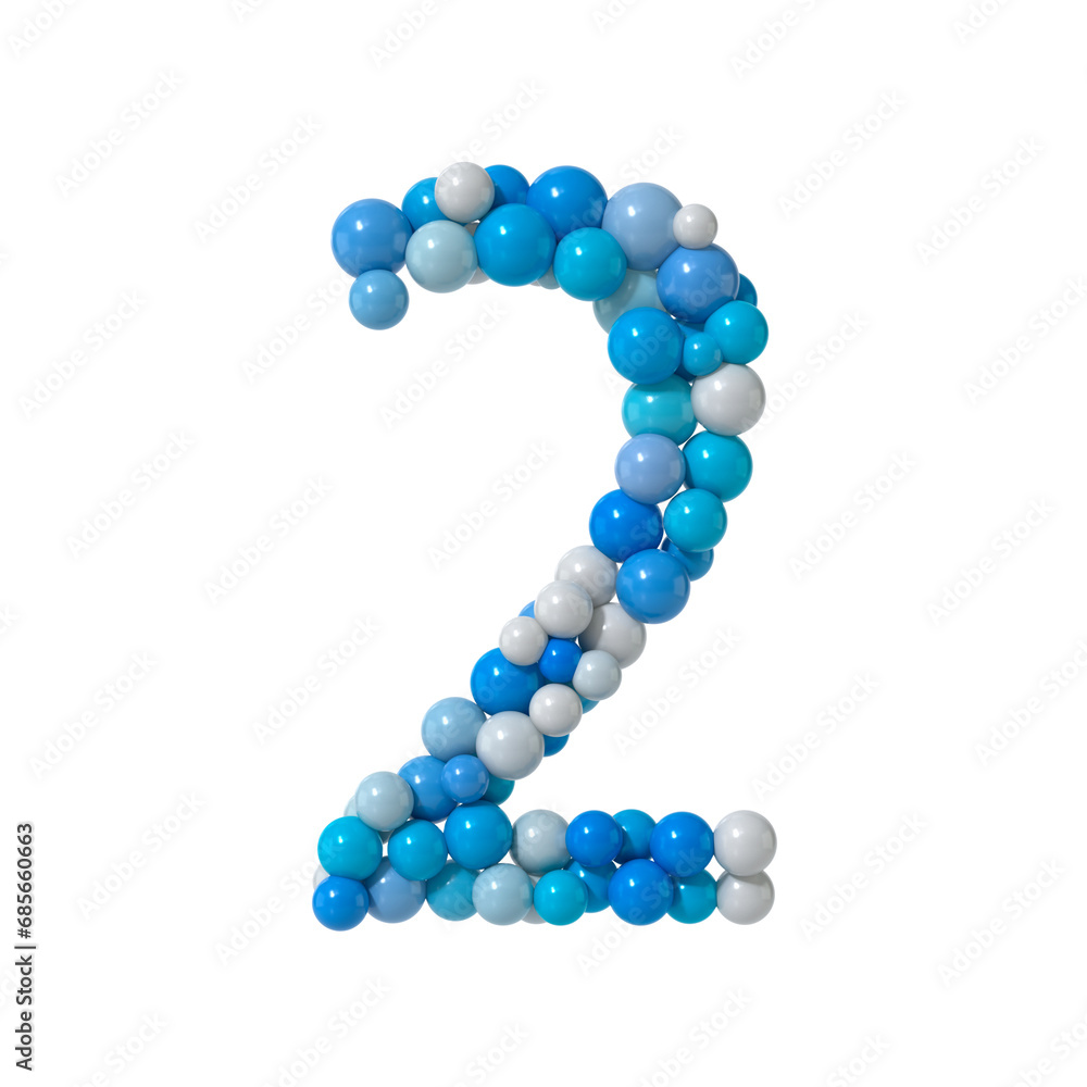 Aufkleber multicolored particle sphere style alphabet 