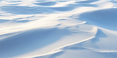 Nature frosty palette. Stunning winter background featuring cold blue hues and soft blanket of snow - Powered by Adobe