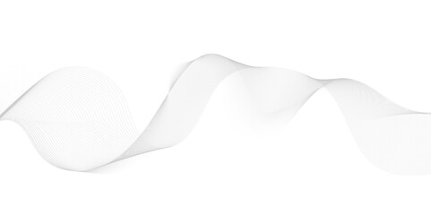 Abstract wave element on gray background, vector, illustration.