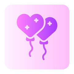 balloon gradient icon