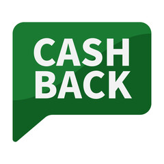 Cash Back In Green Rectangle Shape For Warranty Guarantee Promotion Business Marketing Social Media Information
