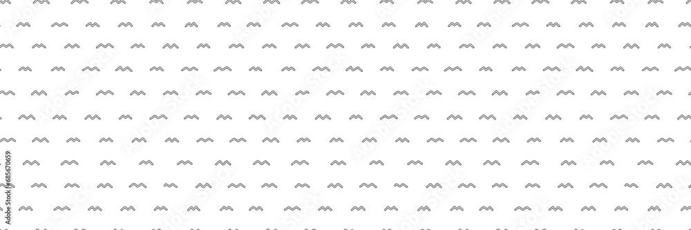Aufkleber simple seamless pattern with small dash zigzag line. vector background with abstract geometric eleme
