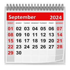 Calendar - September 2024