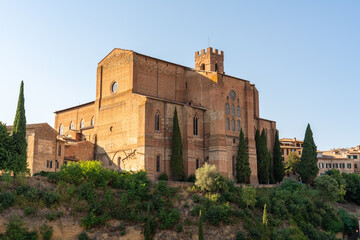 Naklejka premium Church in Siena, Italy