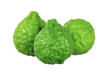Bergamot isolated on white background.