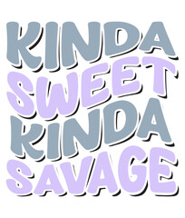 Retro Girl power Craft Design. T-shirt Design. Illustration