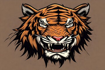 Fototapeta premium head of tiger