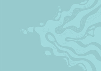 abstract pastel background with waves hand drawn