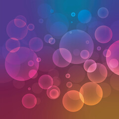 Abstract bokeh vector illustration background multicolors
