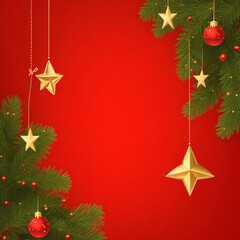 Obraz premium Merry christmas star images collections cute wallpapers ai generated