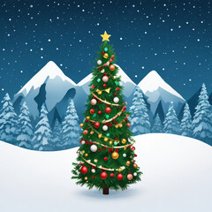 Merry christmas star images collections cute wallpapers ai generated
