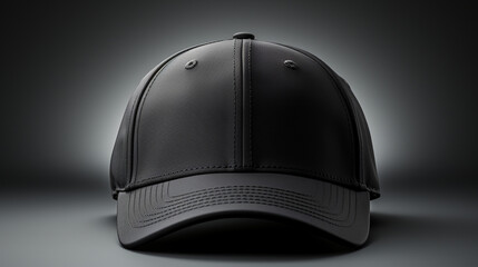 Black baseball cap.