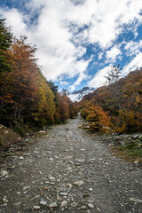 Obraz premium Martial glacier landscape, ushuaia, tierra del fuego, argentina