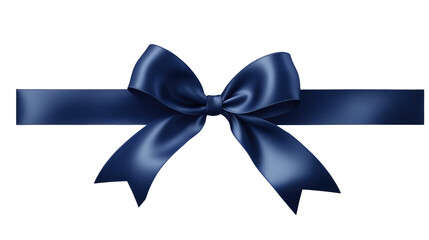 color ribbon bow isolated on white