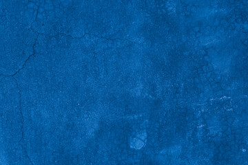 Old wall pattern texture cement blue dark abstract  blue color design are light with black gradient background.