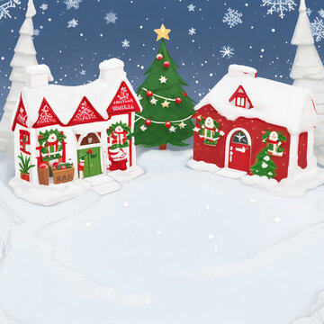 Merry christmas star images collections cute wallpapers ai generated