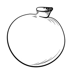 hand-drawn fruit grain vector illustration