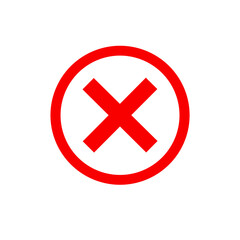 Obraz premium Prohibited Sign Icon Set