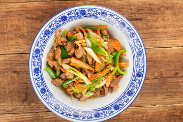 Sauteed Sliced Lamb with Scallion