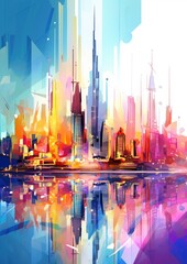 Abstract Dubai images 