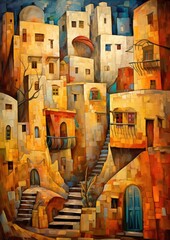 Abstract Jerusalem images