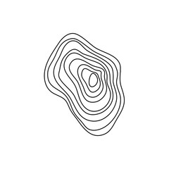 Topographic Ine texture