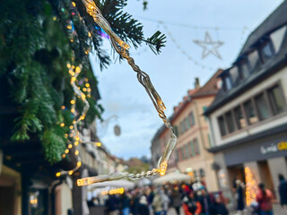 Obraz premium Colmar, Alsace - Christmas winter in France 