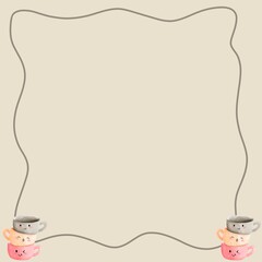 The rounded rectangular background frame at the bottom consists of 3 glasses.