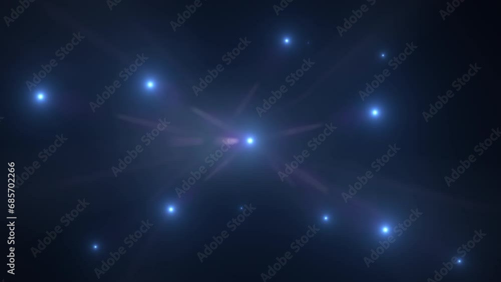 Poster abstract loop flickering glow blue flashing optical lens flares animation photographer camera flashe