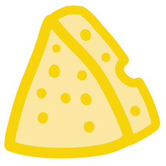 cheese isolated on white