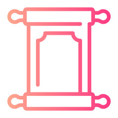 scrolls gradient icon