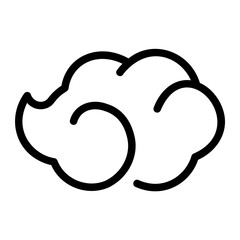 cloud line icon