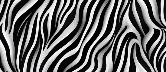 Abstract zebra pattern printed seamlessly Copy space image Place for adding text or design
