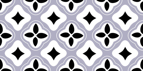 Repeating pattern with white diamond patterns. Seamless pattern for wallpaper and print surfaces.