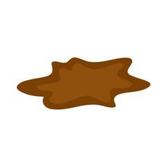 mud puddle Illustration 