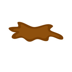 mud puddle Illustration 