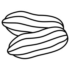 illustration of peanuts