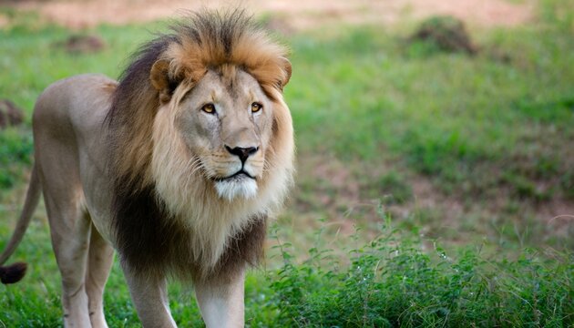 lion wildlife photography generative ai