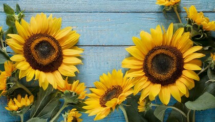 sunflowers frame