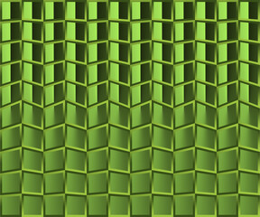 vector geometric squares in shades of green for design needs, textiles and others