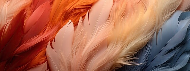 se feathers and their texture close up