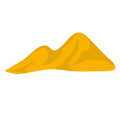 Sand piles Illustration 