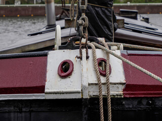 Amsterdam historical ships boats detail close up