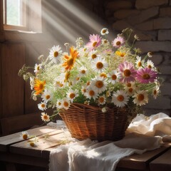 bouquet of white flowers